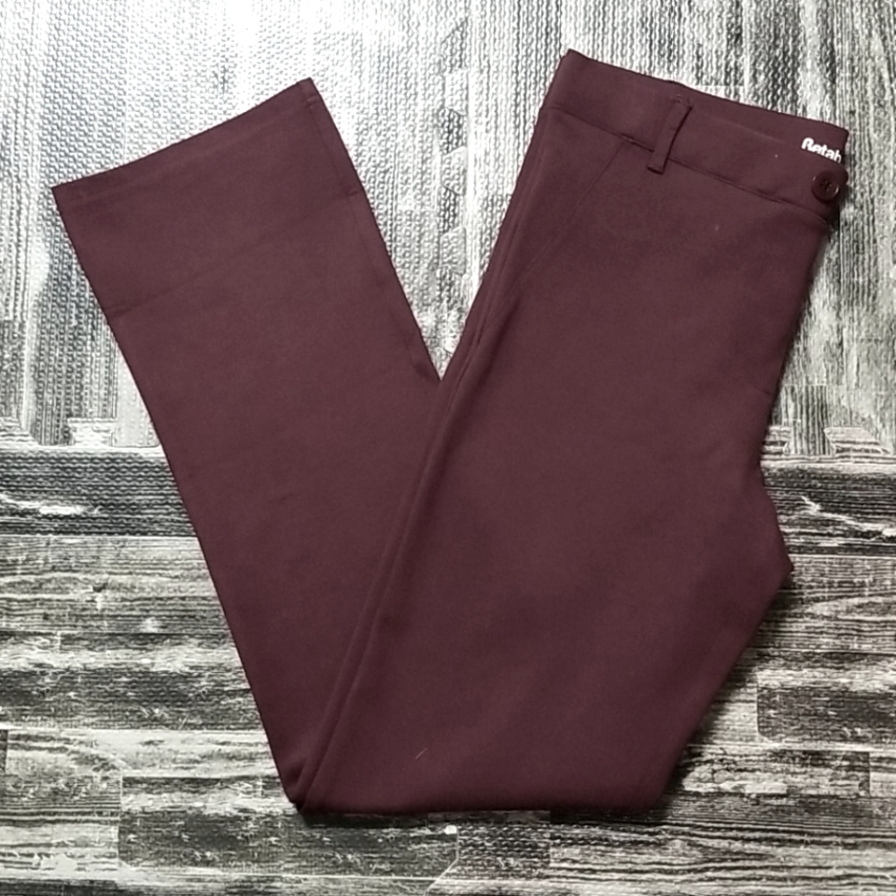 Betabrand Maroon Pants Petite